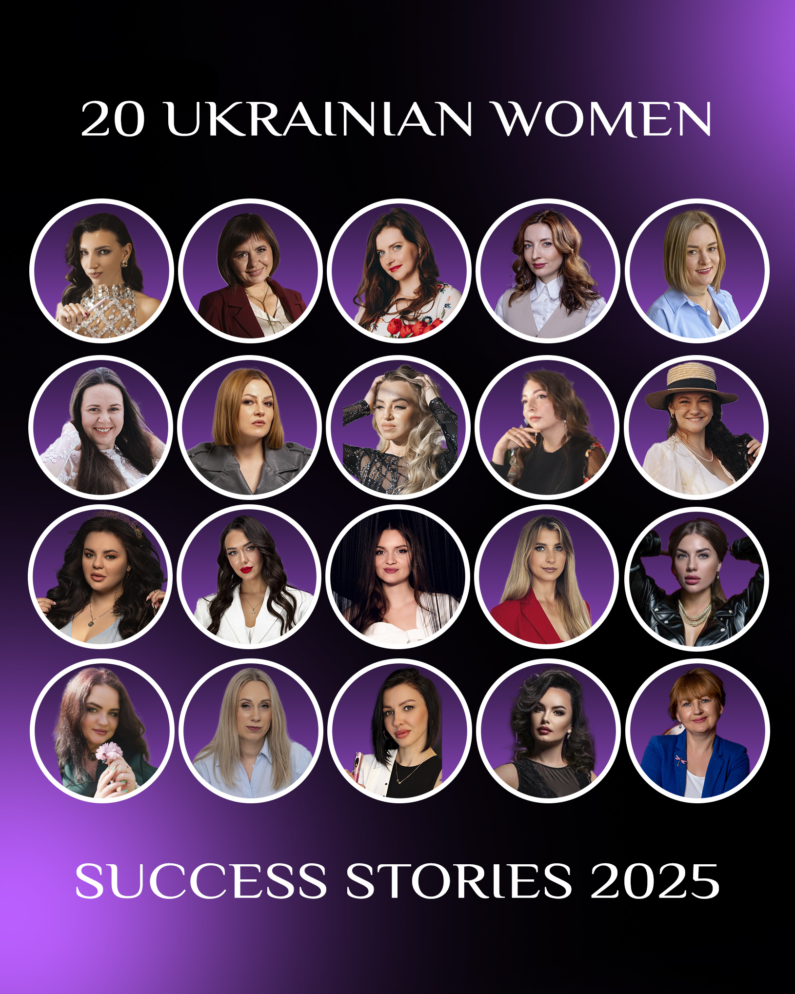 “20 Ukrainian Women Success Stories 2025”